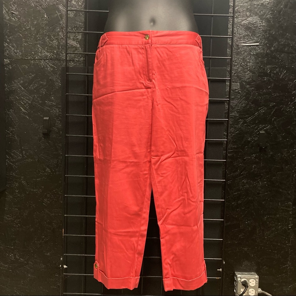 Style & Co Strech coral business pants. Excellent. Size 16 Trouser slacks